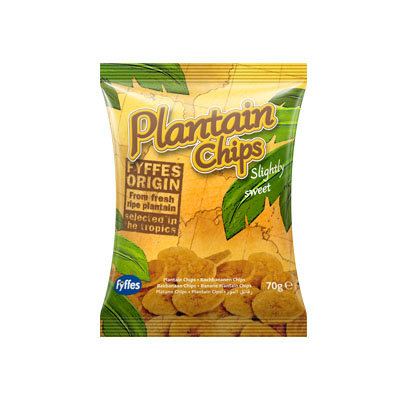 natural chips plantain dulces snack