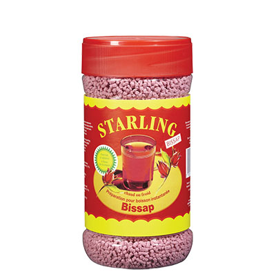 té bissap instantáneo - starling caja 12 x 400gr drink