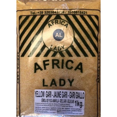 gari amarillo 'african lady' 1kg alimentation