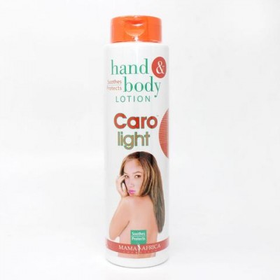 mama africa caro light smoothing & protecting hand & body lotion 500ml cosmetic
