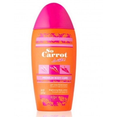 so carrot brightening body lotion 500ml cosmetic