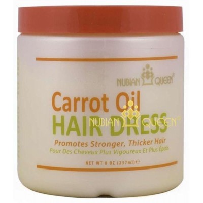 nubian queen carrot oil hairdress 8oz cosmetic