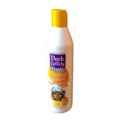 dark and lovely beautiful beginnings 2 in 1 easy shampoo 250ml cosmetic