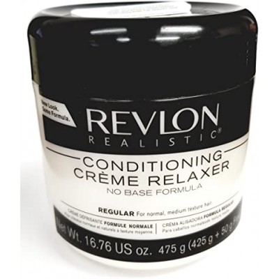 revlon realistic no-base conditioning creme relaxer regular 425g cosmetic